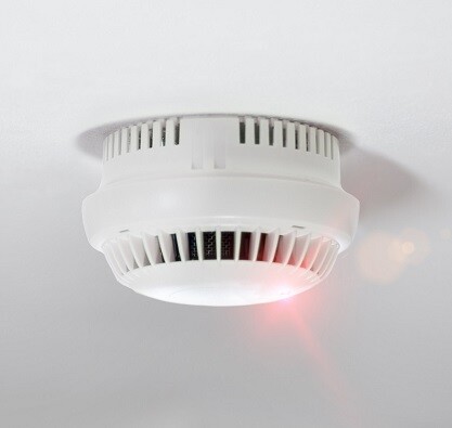 Smoke detector in apartment